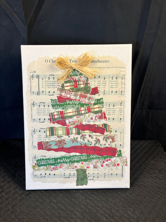 Scrapbook Paper Christmas Tree