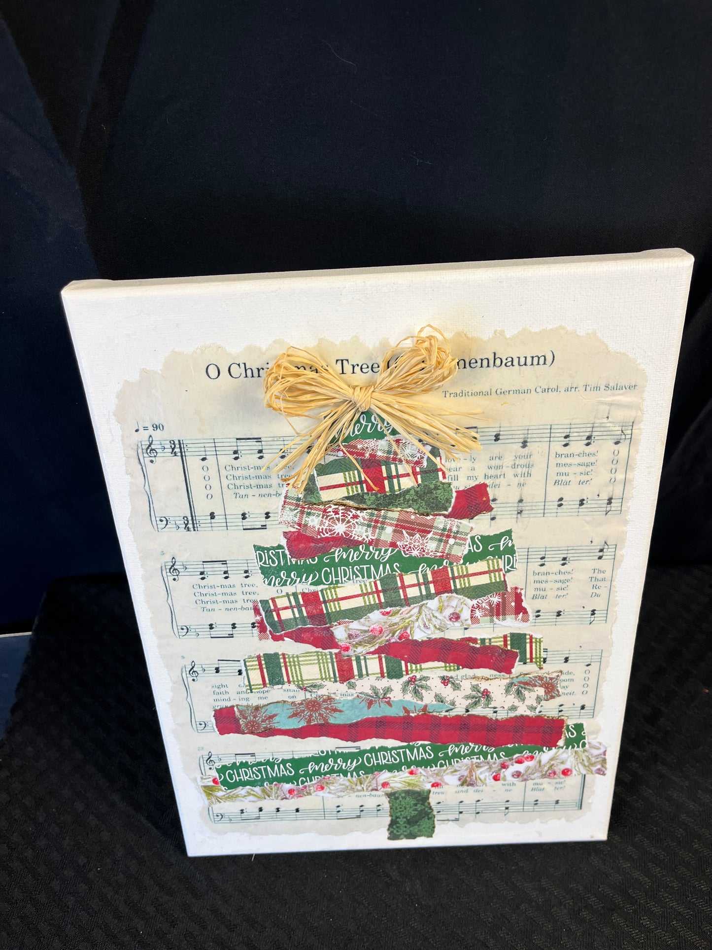 Scrapbook Paper Christmas Tree