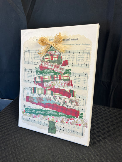 Scrapbook Paper Christmas Tree