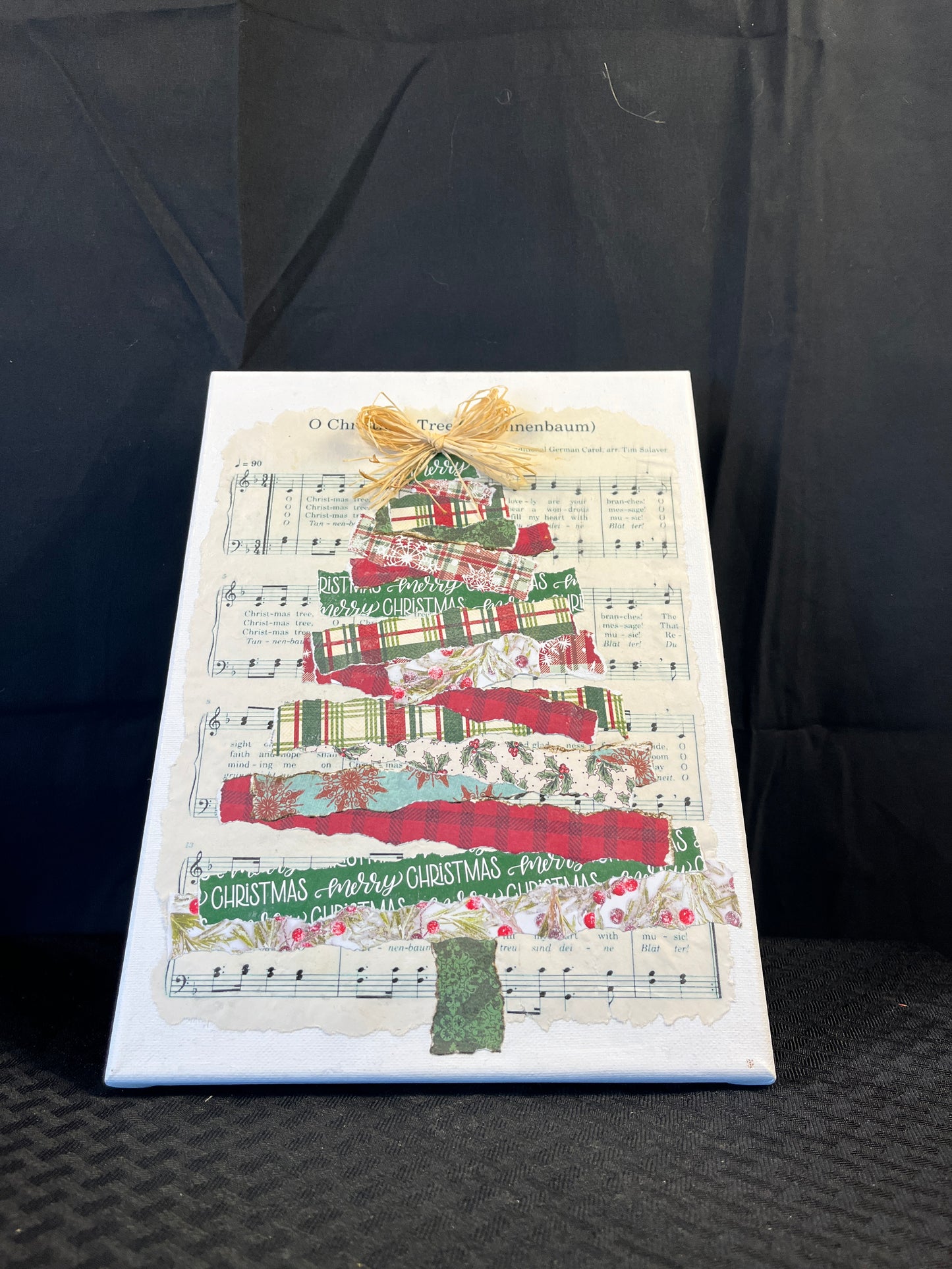 Scrapbook Paper Christmas Tree